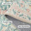  Washable Floral Area Rugs Boho Large Rugs Non-Slip for Bedroom Soft Rubber Backed Carpet-121432030