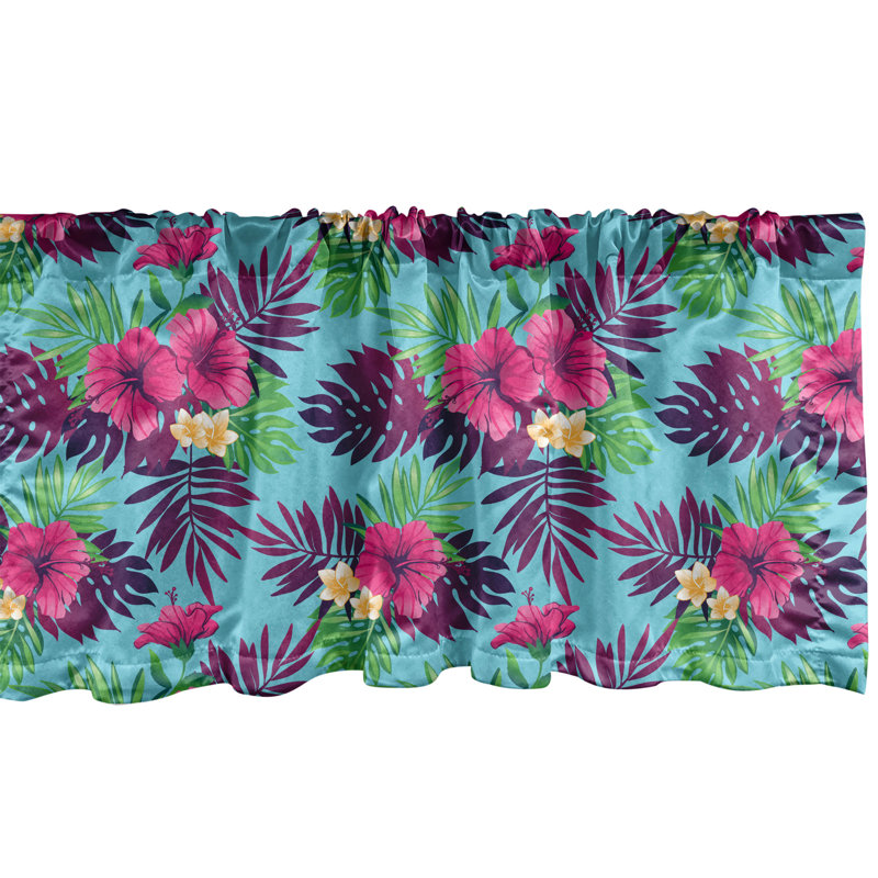 Multicolore paquet de 2 cantonnières Ambesonne, L 54 po x L 12 po