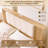 Queen Modern Platform Bed Frame With Storage Drawers & Charging Station, Upholstered Headboard With Usb Ports & Outlets, Sturdy Wood Slat Support, No Box Spring Needed, Easy Assembly, Natural Oak-1425194471-1425194467