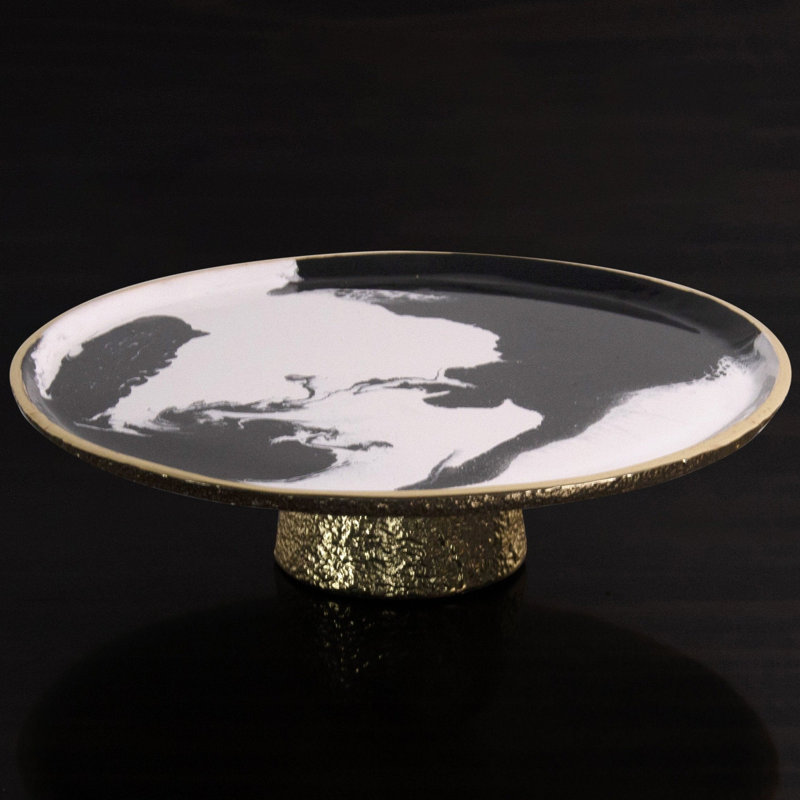Bianco Nero Cake Pedestal