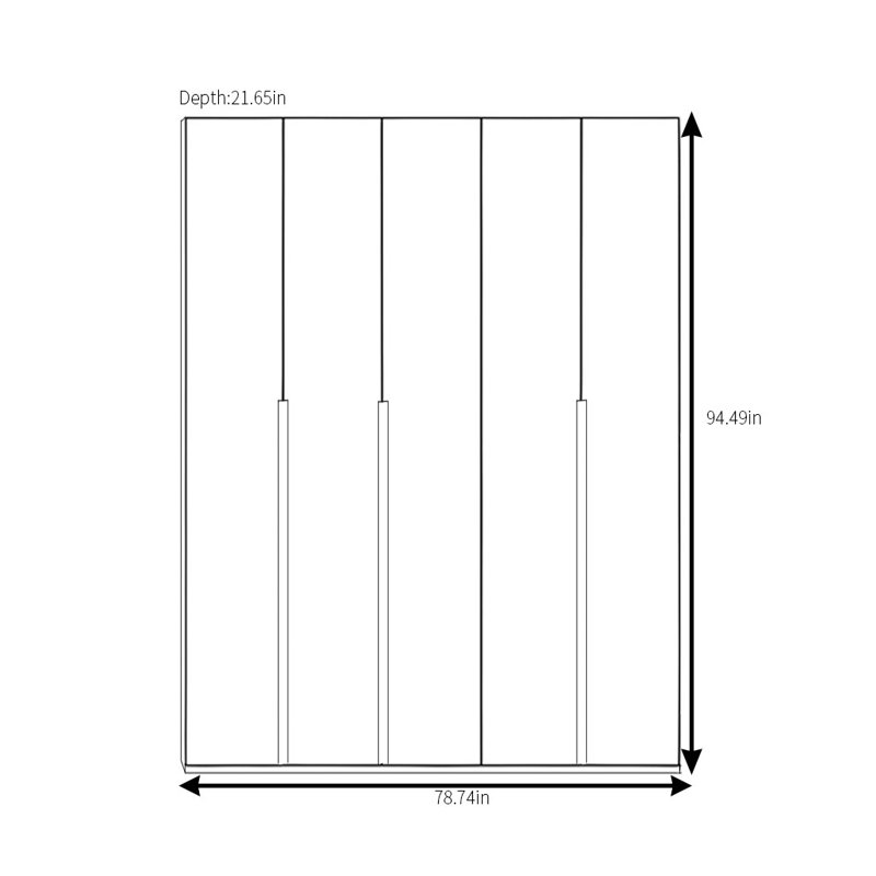 Garde-robe moderne, simple et pratique
