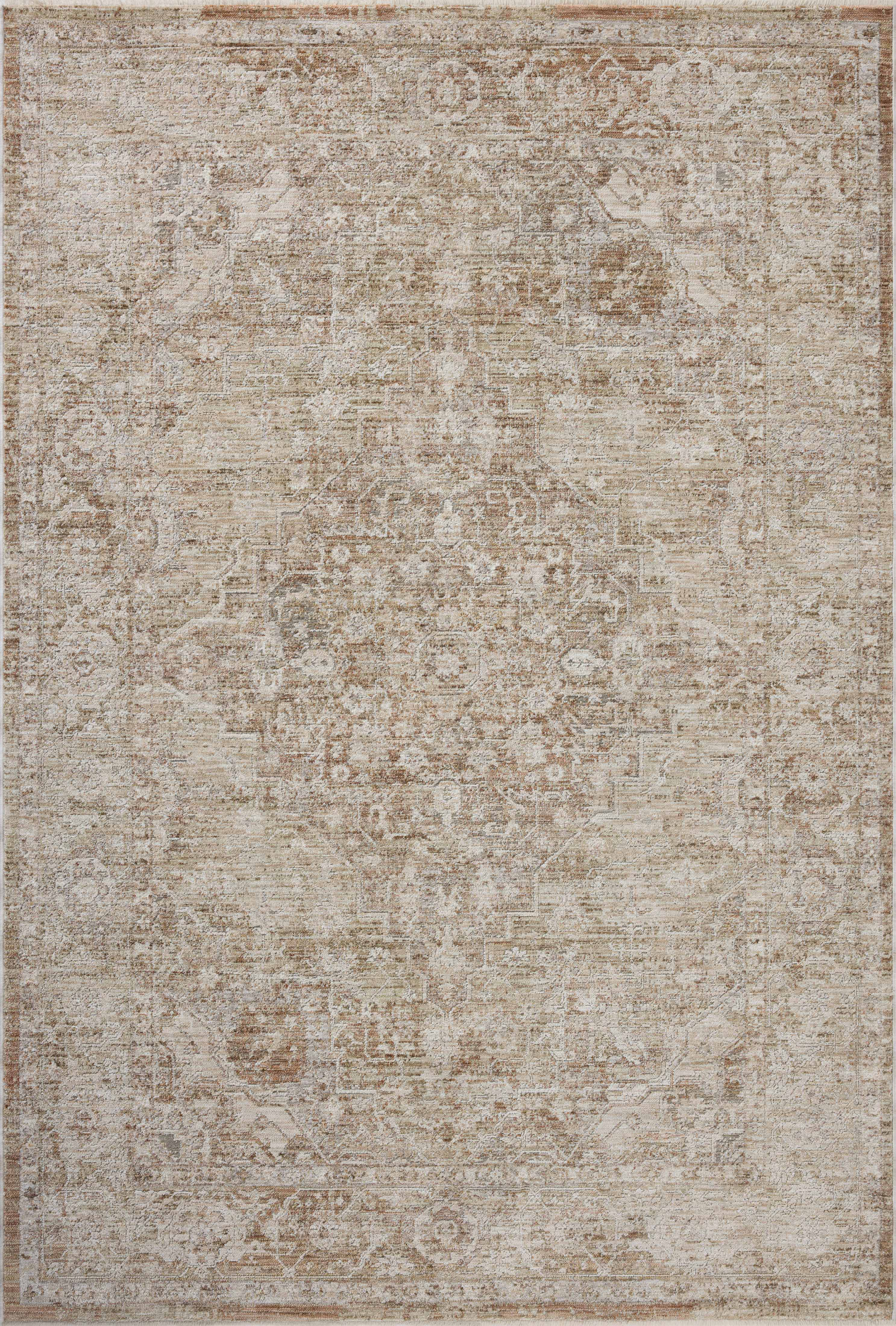 Williston Forge Loloi Kahmel Natural / Clay Area Rug | Wayfair