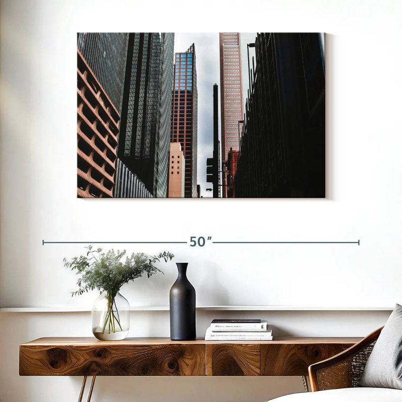 Lilie Dallas Buildings, 26" H x 39" W