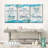 " Home Family Blessing Quote Multi Piece Canvas Print " 3 - Pieces-93059862