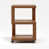 Plateau en bois brun / base brune est en rupture de stock