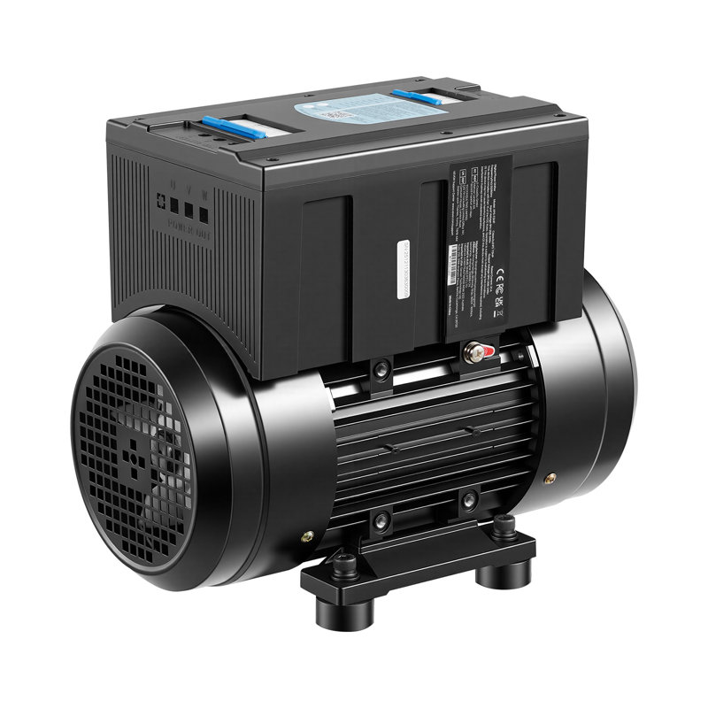Convertisseur rotatif monophasé à triphasé, convertisseur de phase rotatif d'entrée / sortie 5HP 14A 208-240V - extensible à une puissance plus élevée pour les équipements lourds