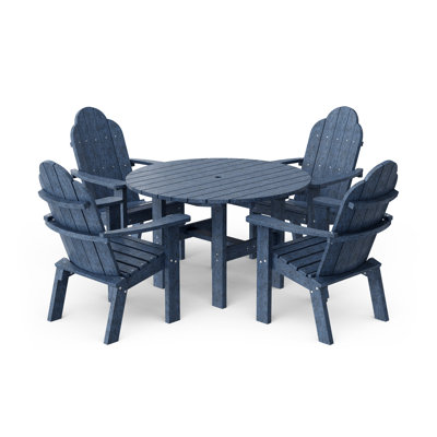 Ensemble de table ronde avec chaises longues Classic 46 po