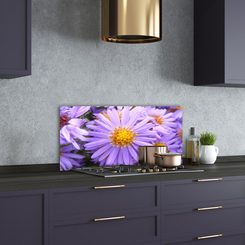 Lusia 50cm W x 100cm L Glass Peel and Stick Panel