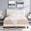 Grand lit en tissu d'ameublement 3D - plateforme de conception moderne sans lattes de sommier-1069842728