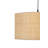 Stylish Chandelier with Adjustable Height, Metal Body & Bamboo Cap, 17.7 in Diameter x 27.6 in Height | E27 Socket (Max 40W) | Elegant Gold, Black & Beige Finish | Perfect for Modern Dining Rooms & Living Spaces