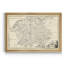 Carte de l’Allemagne-impression d’art graphique sur toile encadrée-934215249-934215250