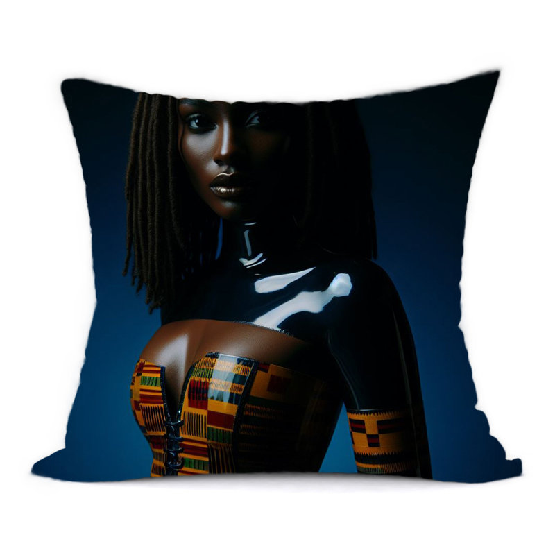 Abstract Reversible Throw Pillow