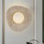 Applique murale moderne 1 lumière murale 11,8 pouces Wabi-sabi pour chambre à coucher