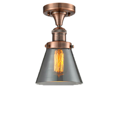 Glass Semi Flush Mount