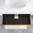 36" Wall Mounted Bathroom Vanity With White Solid Surface Top