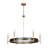 Jacinta 6 - Light Dimmable 33" Wide Wagon Wheel Chandelier