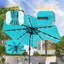 Parasol de marché avec lumières solaires, parasol de table pour la terrasse-2106624763-2106624761