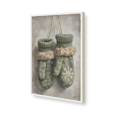 «Winter Mittens» par Jo Moulton, reproduction d'art sur toile