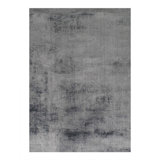 Ichard Hand Tufted Silk Area Rug in Gray