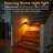 Slim Dripping Candle Black Plug-In Night Light With Candle Flicker, 1600K Amber, Multi-Mode Dimmer