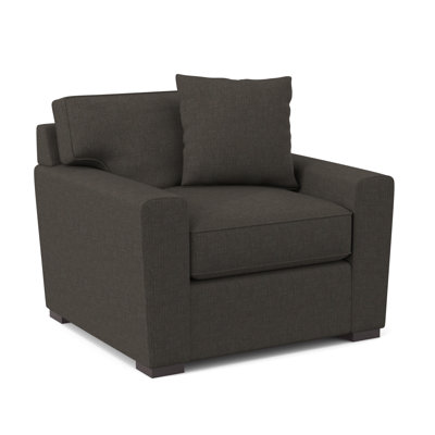 Fauteuil en polyester l 42 po Zinah