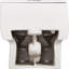Toilette une pièce, 1,1 / 1,60 GPF écoénergétique, à double chasse allongée, à fixation au sol, hauteur de confort, toilette conforme ADA avec siège à fermeture douce inclus