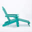 Chaise Adirondack pliante surdimensionnée TALE avec repose-pieds coulissant et porte-gobelet TALE, pour le patio et la cour, assemblage facile, vert
