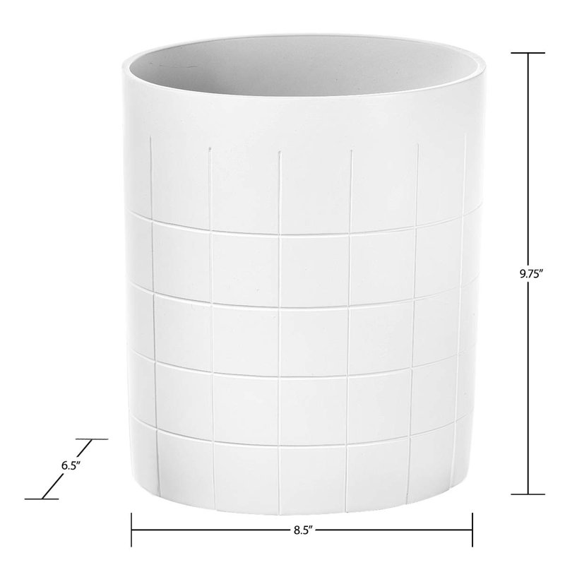 Resin Open Waste Basket - 1 Gallons