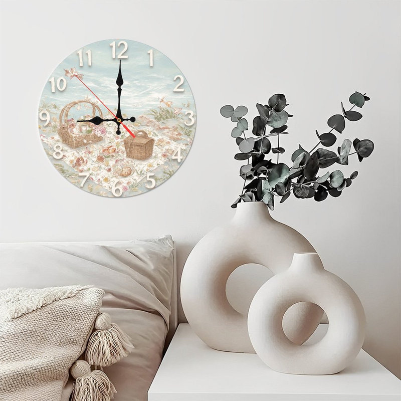 Horloge avec pique-nique