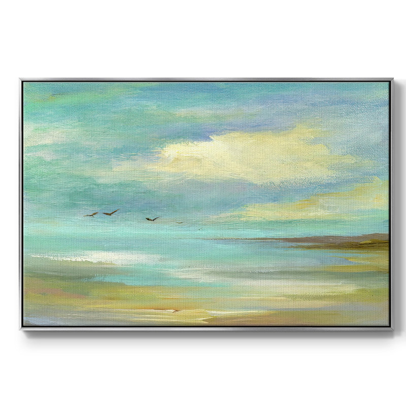 Drifting, reproduction d'art sur toile, H 17 po x l 25 po x P 2 po, Argent