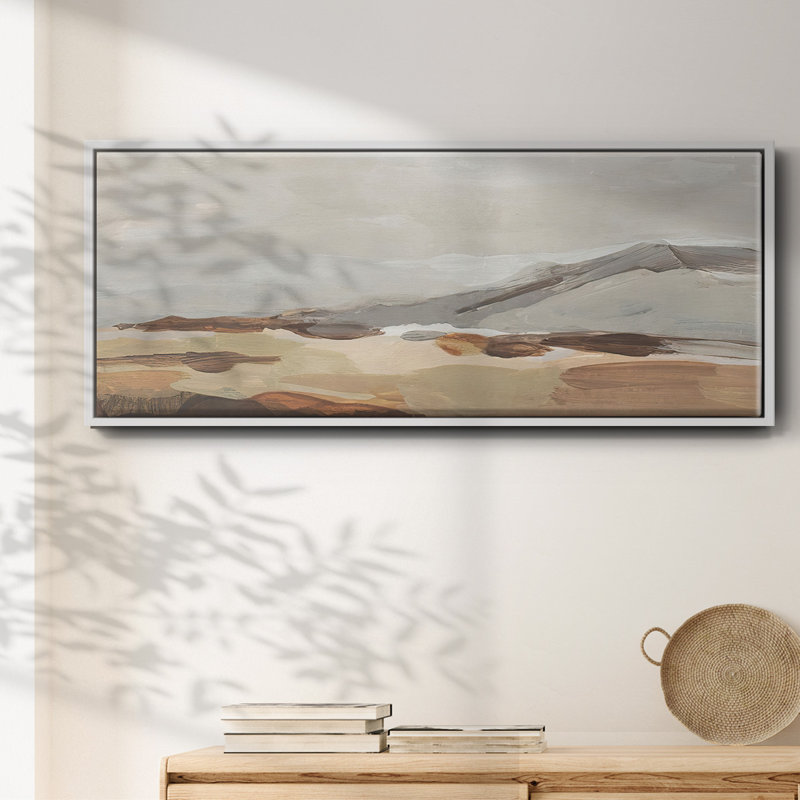Dusky Mountain I- Framed Canvas