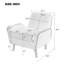 Fauteuil d'appoint rembourré en peluche