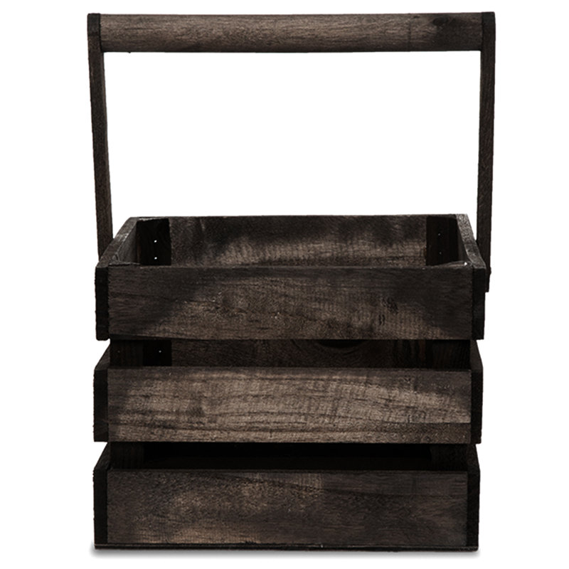 Caisse en bois, Brun