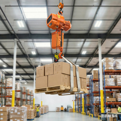 4400 lbs Electric Chain Hoist, 20 ft Lifting Height, Three-Phase Overhead Crane with 328 ft Wireless Remote Control, Single G100 Chain Electric Lift Hoist for Factories, Warehouses, Garages