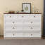 Commode pour lit escamotable en pin massif avec station de charge et grand tiroir de rangement pour bureau à domicile ou petite pièce-1258269961