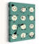 «Happy Little Dots», impression d'art fantaisiste minimaliste-759107198