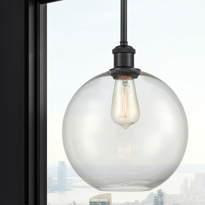 Baran 1-Light Dimmable Globe Pendant
