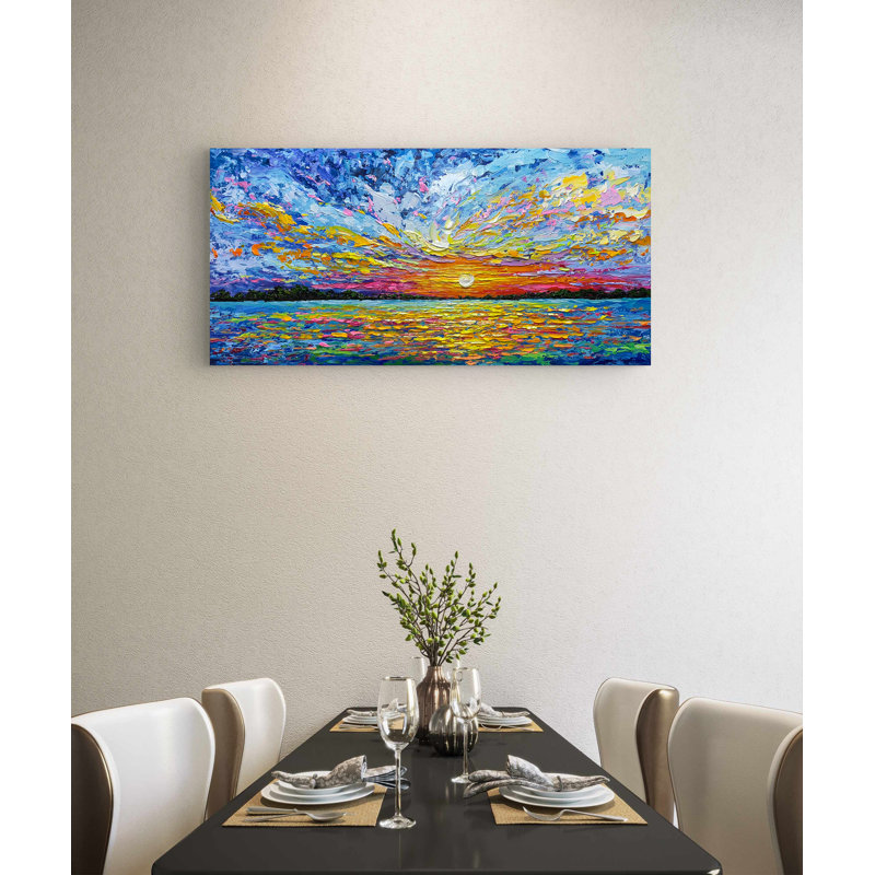Peinture à l'huile abstraite moderne
