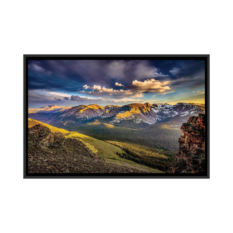 Parc national des montagnes Rocheuses, Colorado, États-Unis Paysage montagneux et Valley au coucher du soleil par Jaynes Gallery-impression d’art graphique