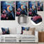 Colibri matin Melody Blooms II - Colibri, art mural en métal-101154980