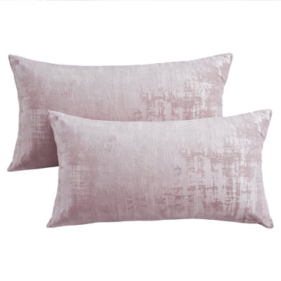 Textured Velvet Textured Rectangular Pillow Cover