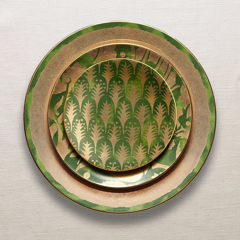 Set of 4 Fortuny Dessert Plates