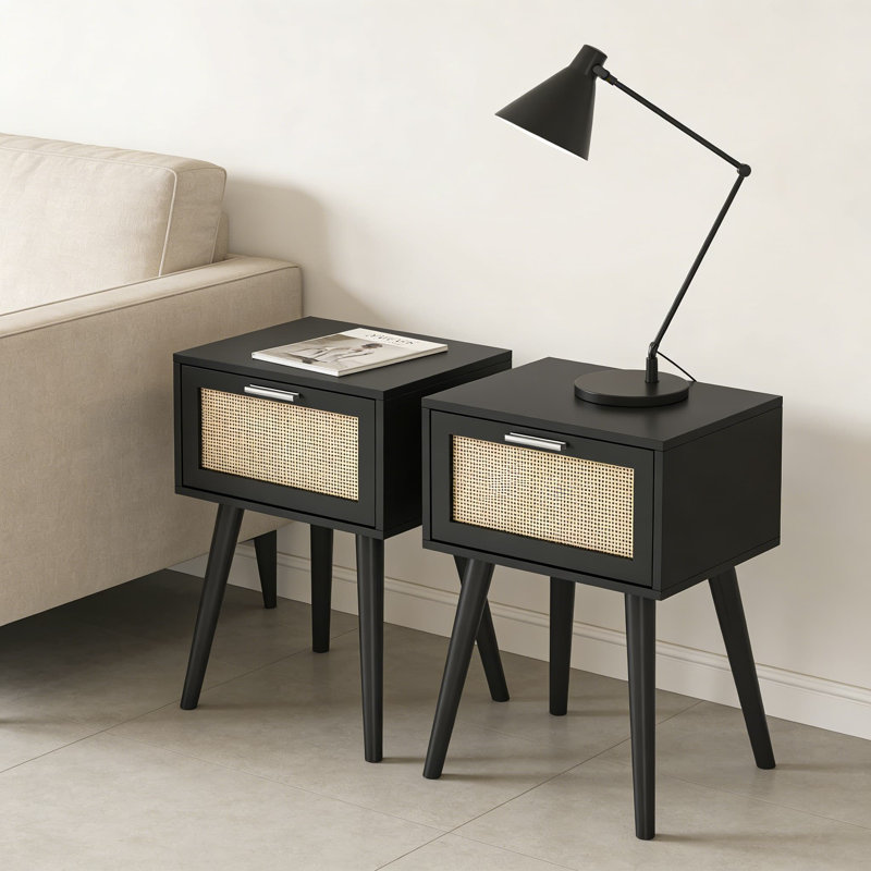 Ensemble de 2 tables de chevet Modern