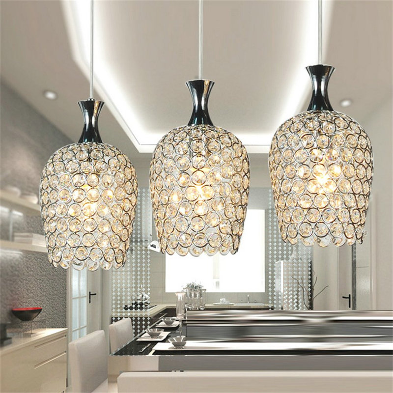 3 - Light Sliver Kitchen Island Pendant