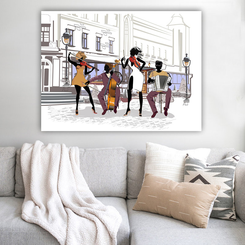 Wrapped Canvas Painting