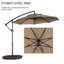 Parasol en porte-à-faux 10 pi Anasa-1509398616