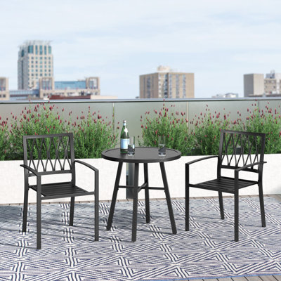 2 - Person Patio Dining Set Round Table