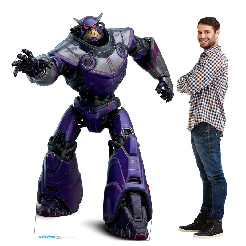 74'' Purple and Black Zurg Cardboard Standup