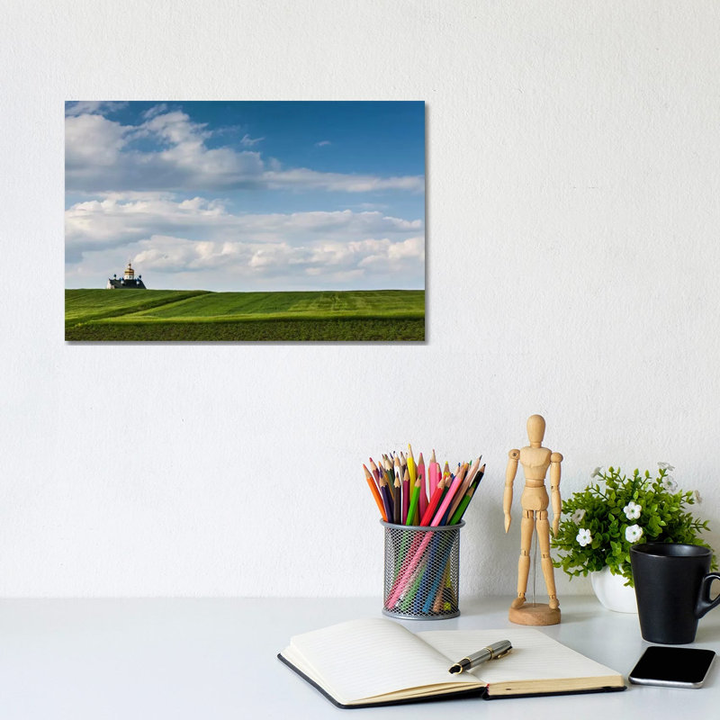 Ukraine, Podole, Zalishchyky, Orthodox Church by Mikolaj Gospodarek - Wrapped Canvas Print, 20.32 cm H x 30.48 cm W