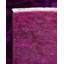 Tapis unique noué à la main Vibrance - mauve, 6 pi 3 po x 9 pi 4 po